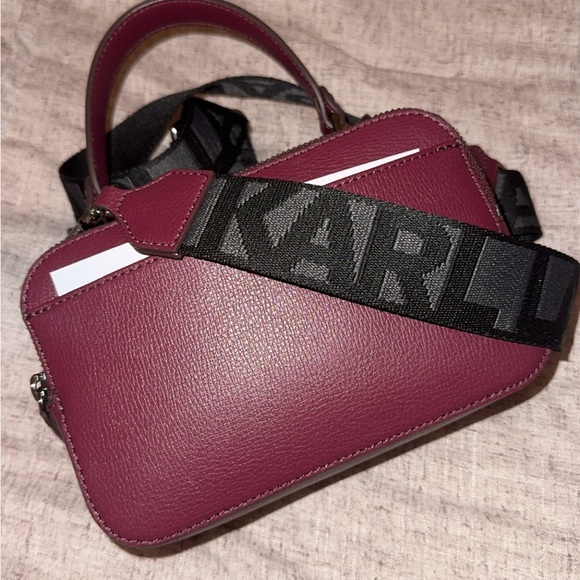 Karl Lagerfeld burgundy Crossbody Bag - Picture 4 of 5